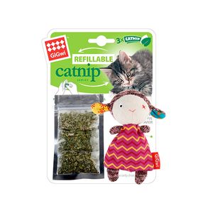 Juguete Para Gato Gigwi Sheep Refillable Catnip W/3 Catnip.