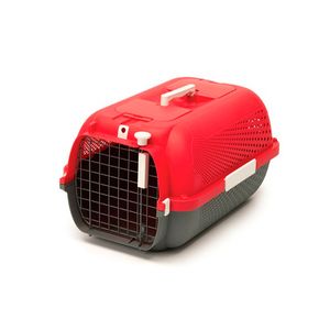 Transport. Catit Carrier Roja Med (56.5X37.5X31Cm) H/ 8 Kg