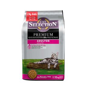 Cat Selection Premium Gato Adulto X 10 Kg + 2 Kg