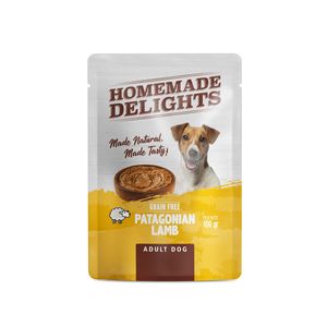 Homemade Delights Pouch Perro Adulto Cordero Patagonico X 100 Gr