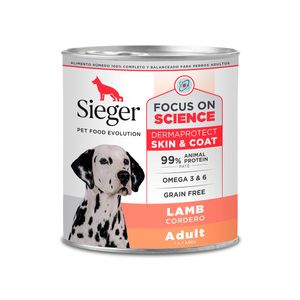 Sieger Wet Perro Cordero Dermaprotect X 340 Gr