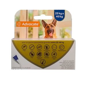 Pipeta Advocate Para Perro De 25 A 40 Kg