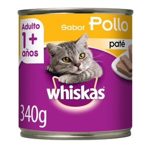 Whiskas En Lata Sabor Pollo X 340 Grs Adulto