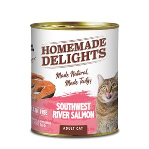 Lata Homemade Delights River Salmon Gato Adulto 340 Grs