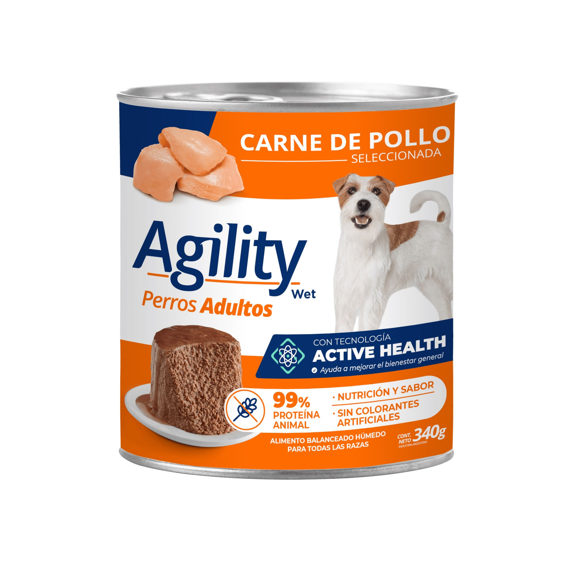 AGILITY DOG ADULTO POLLO X 340 GR