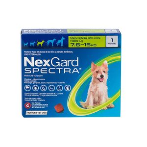 NEXGARD SPECTRA M DE 7.6 A 15 KG