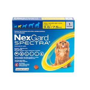 NEXGARD SPECTRA P DE 3.6 A 7.5 KG