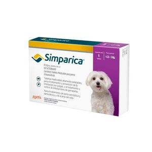 SIMPARICA 10 MG 2.5 A 5 KG