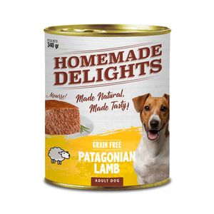 Lata Homemade Delights  PATAGONIAN LAMB ADULTO DOG X 340 GR