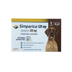 SIMPARICA 120 MG 40 A 60 KG