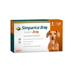 SIMPARICA 20 MG 5 A 10 KG