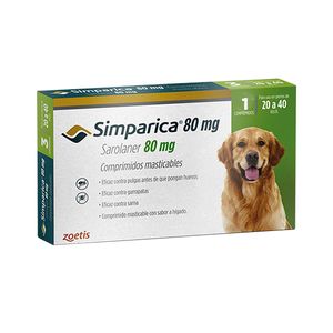 SIMPARICA 80 MG 20 A 40 KG