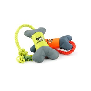 JUGUETE OUTDOOR - BALLISTIC BONE - ORANGE/ GREEN