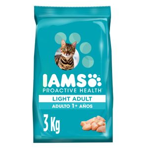 Iams Gato Adulto Light X 3 Kg