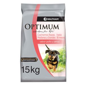 Optimum Cachorro Mediano Y Grande X 15 Kg