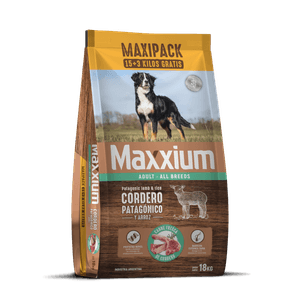 Maxxium Perro Cordero Patagonico Y Arroz X 15+3 Kg