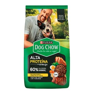 DOG CHOW ADULT HIGH PROTEIN X 21 KG