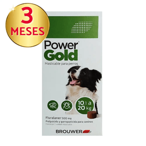 COMPRIMIDO POWER GOLD DE 10 A 20 KG