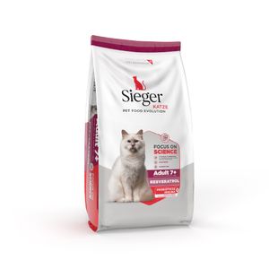 Sieger Katze Gato Adulto 7+ Con Resveratrol x 1 Kg