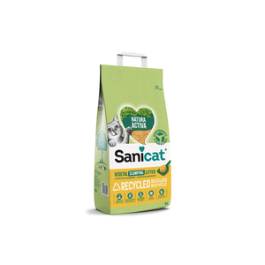 Arena Aglomerante Vegetal Sanicat Natura Activa Reciclada x 10 L 4.7 Kg