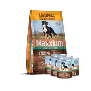 Maxxium Perro Cordero Patagonico Y Arroz X 15+3 Kg