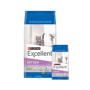 Excellent Smart Gatitos Pollo, Carne y Arroz x 7,5 Kg