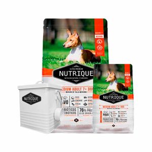 Nutrique Medium Adulto 7+ Dog X 12 Kg