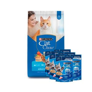 Cat Chow Adulto Pescado Y Pollo X 15 Kg