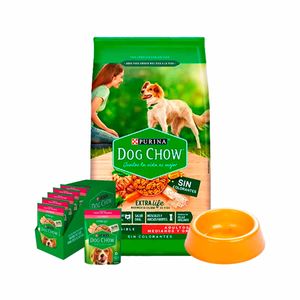 Dog Chow S/ Colorante Adulto M/G X 21 Kg