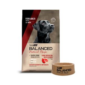 Vitalcan Balanced Natural Recipe Perro Carne Argentina Seleccionada x 15 Kg