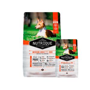 Nutrique Medium Adulto 7+ Dog X 12 Kg