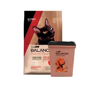 Vitalcan Balanced Natural Recipe Gato Adulto Carne Argentina Seleccionada x 15 Kg