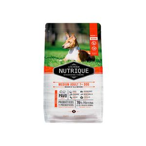 Nutrique Medium Adulto 7+ Dog X 12 Kg