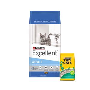 Excellent Smart Gato Adulto Pollo, Carne y Arroz x 7,5 Kg