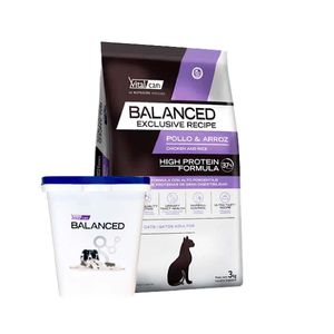 Vitalcan Balanced Gato Adulto Receta Exclusiva X 3 Kg
