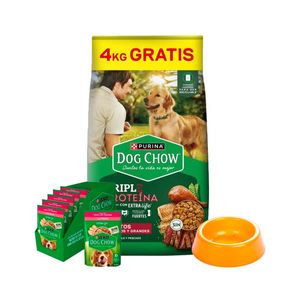 Dog Chow Adulto Mediano Grande Triple Proteína x 20+4 Kg