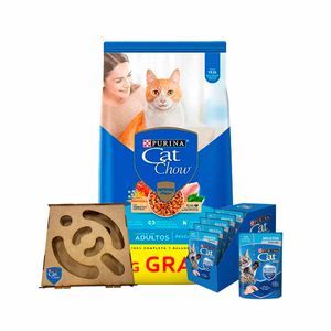 Cat Chow Adulto Pescado Y Pollo X 15 + 3 Kg