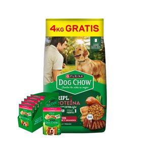 Dog Chow Adulto Mediano Grande Triple Proteína x 20+4 Kg
