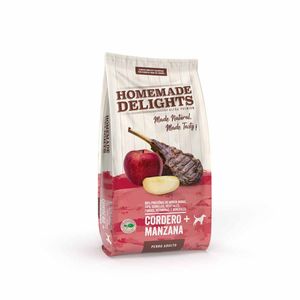 HOMEMADE DELIGHTS PERRO CORDERO Y MANZANA 2 KG