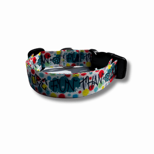 Collar Para Perro S-M Dots 25 Mm