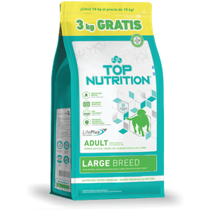 Top Nutrition Perros Adultos Razas Grandes x 15+3 Kg