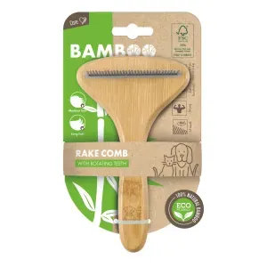 Peine de Bambú tipo rastrillo 31 Dientes