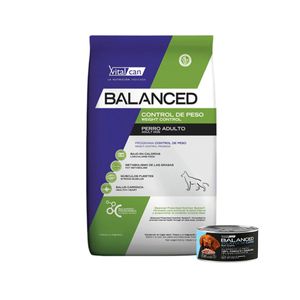 Vitalcan Balanced Perro Adulto Control De Peso X 3 Kg