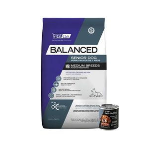Vitalcan Balanced Perro Senior Mediano X 12 Kg