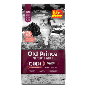 Old Prince Proteinas Noveles Gato Esterilizado Cordero y Arroz X 7.5+1 Kg