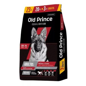 Old Prince Equilibrium Perro Adulto Raza Mediana y Grande X 20 + 3 Kg