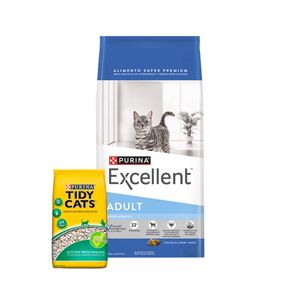 Excellent Smart Gato Adulto Pollo, Carne y Arroz x 7,5 Kg