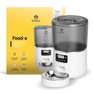 Dispensador de comida automático sin cámara Blanco Food-e Beepaw