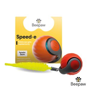 Pelota Interactiva Para Gatos Naranja Speed-e Beepaw