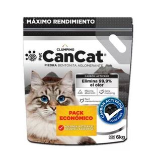 Piedras Sanitarias Bentonita Carbon Activado X 6 Kg